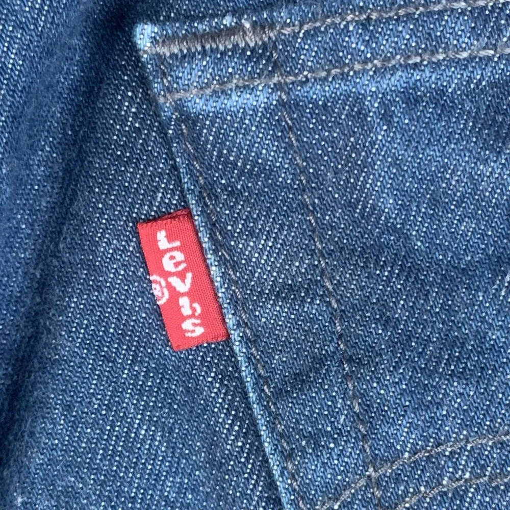 Levi's 501 Straight Fit Jeans W36 L32 Blue Hemmed‎ To Fit 27